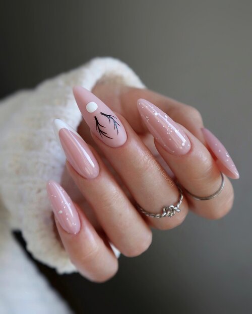 ongles d'hiver renne