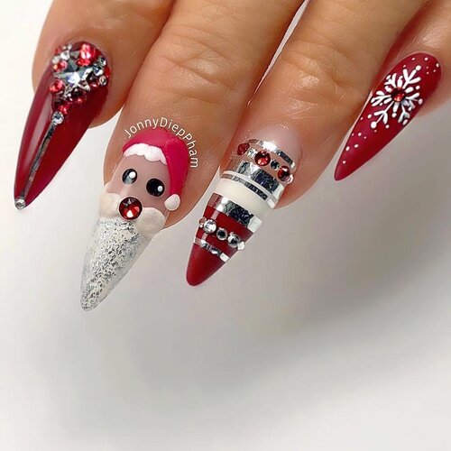 ongles de noël