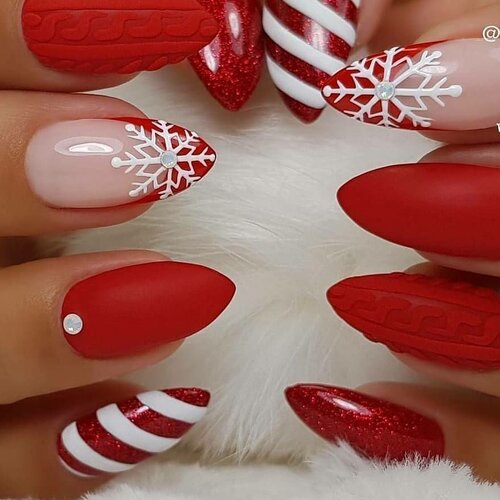 ongles de noël