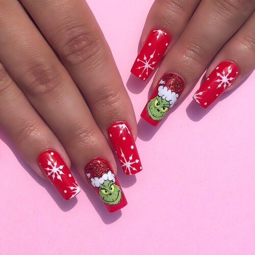 ongles de noël