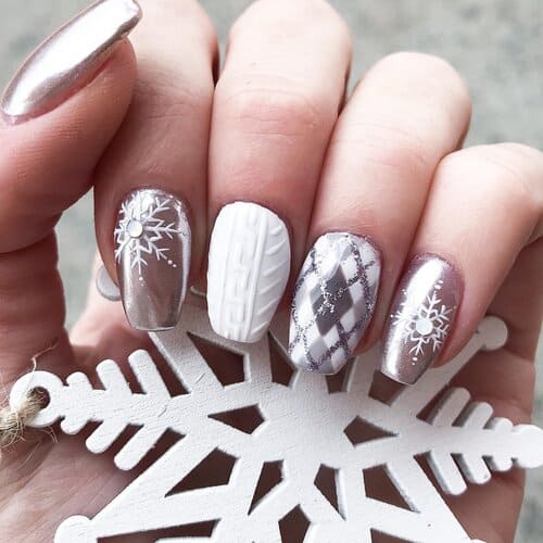 ongles de noël