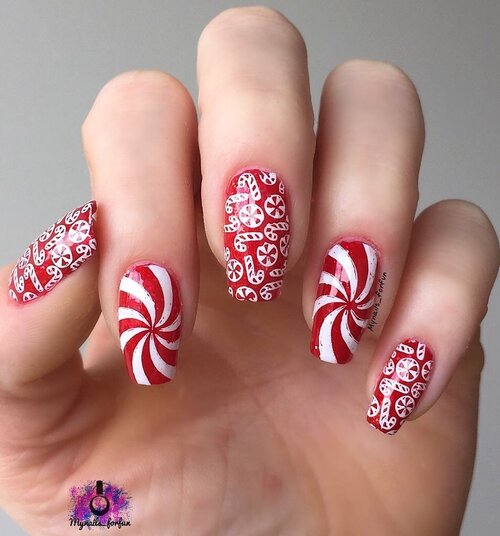 ongles de noël