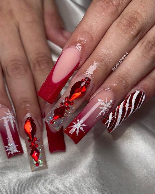 ongles de noël