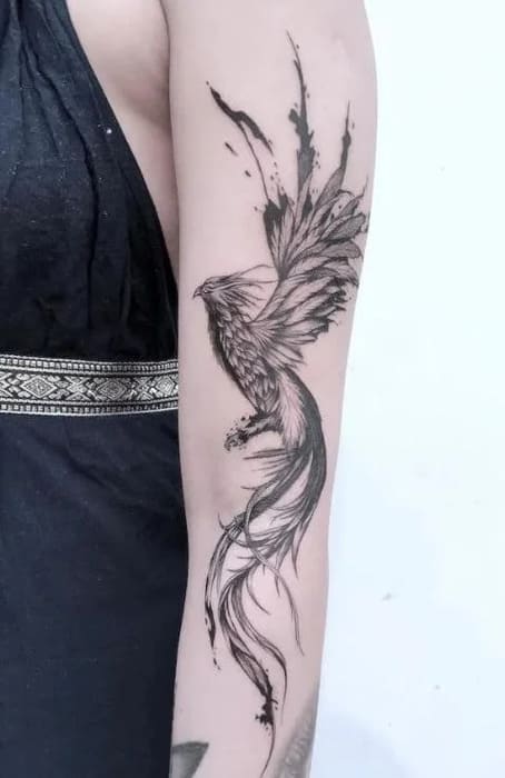 tatouage phoenix