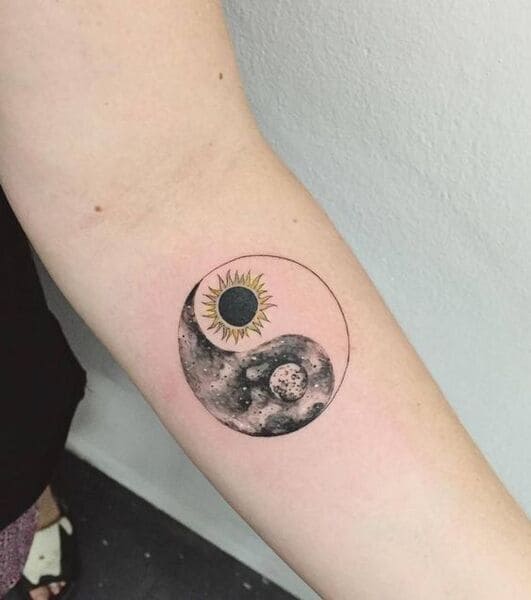 tatouage yin yang