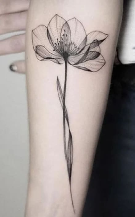 tatouage fleur