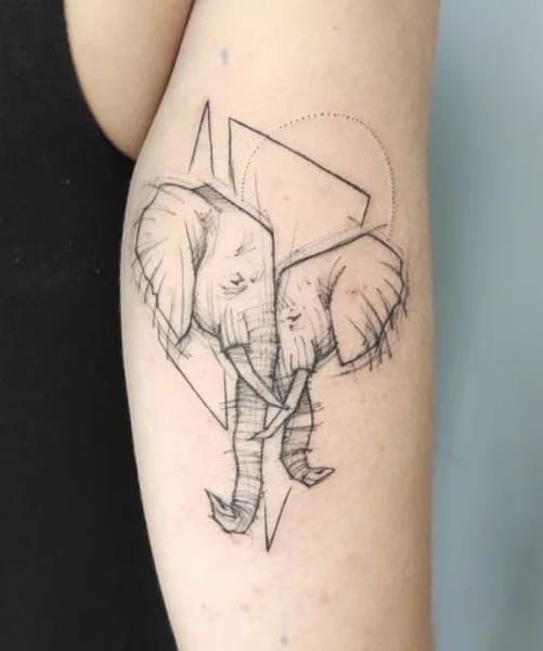 tatouage éléphant