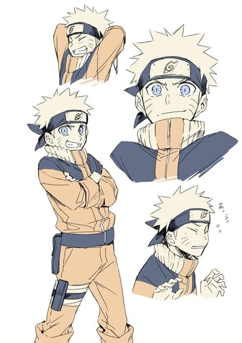 dessins de mangas naruto