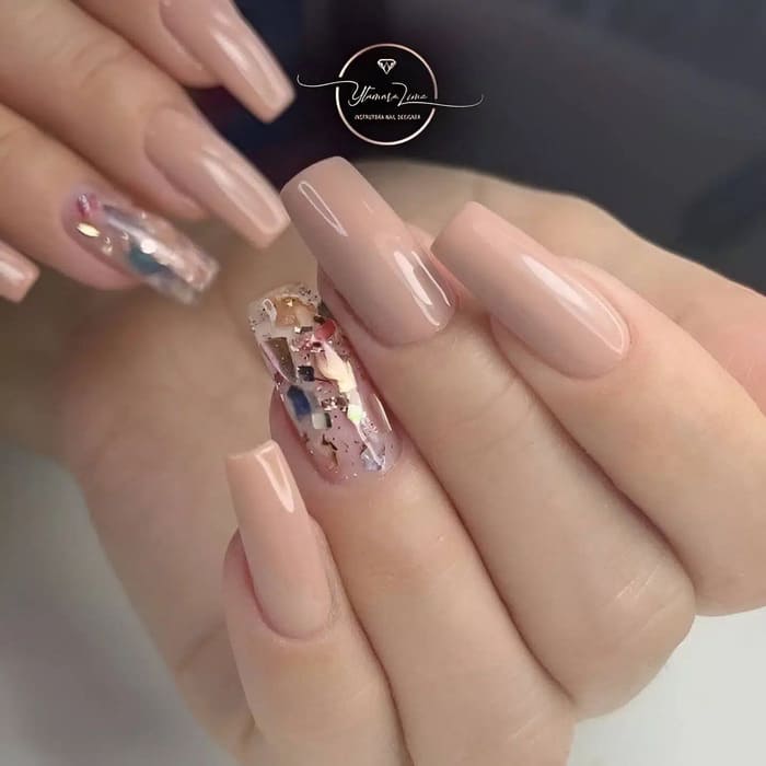 nude paillettes