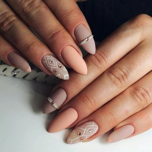 ongles de printemps nude