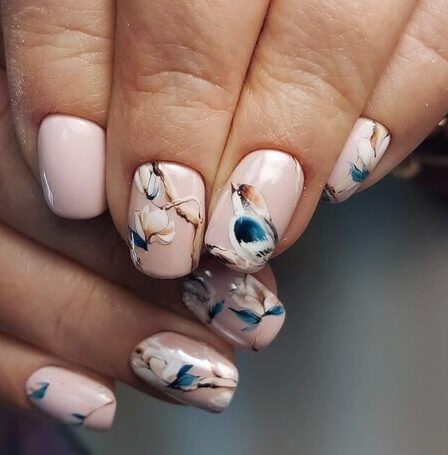 ongles de printemps nude