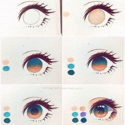 tuto yeux mangas