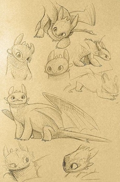 dessin Dragons de Dreamworks