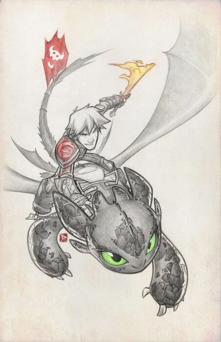 dessin Dragons de Dreamworks