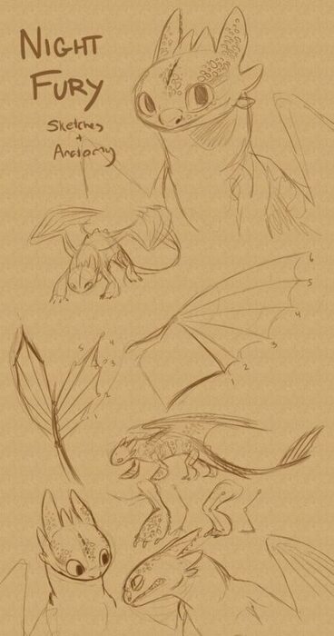 dessin Dragons de Dreamworks