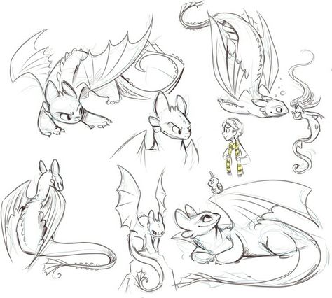 dessin Dragons de Dreamworks