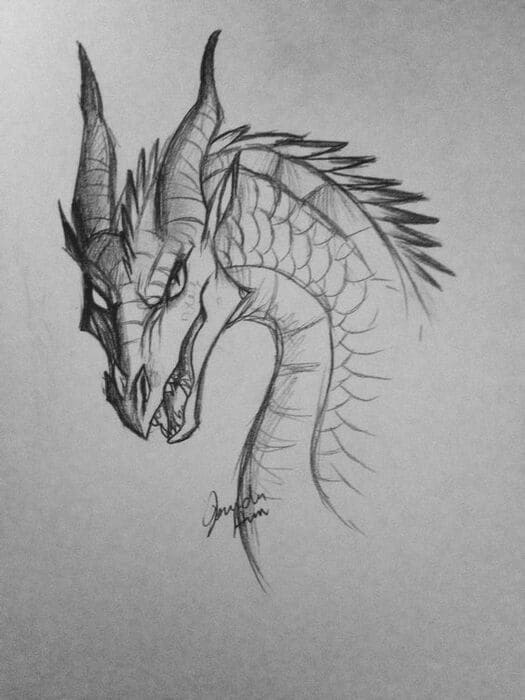 dessin de dragon