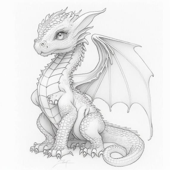 dessin de dragon