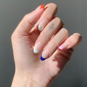 ongle gel printemps