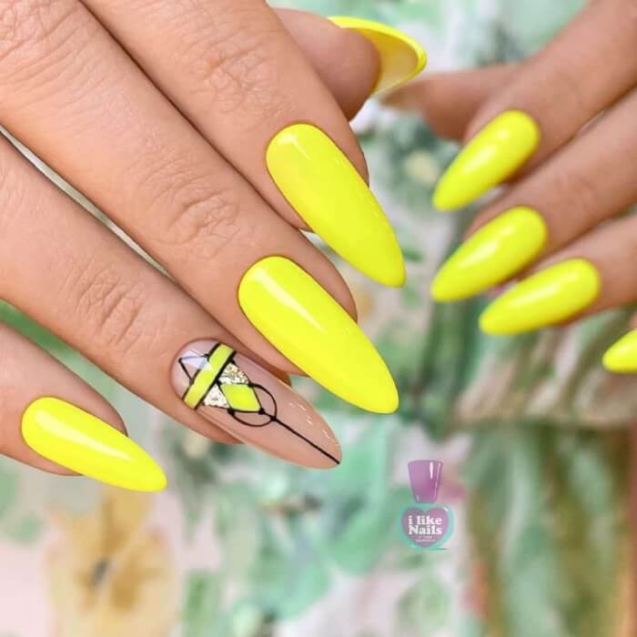 ongles jaunes tendance été