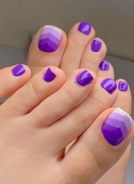 ongles pieds été