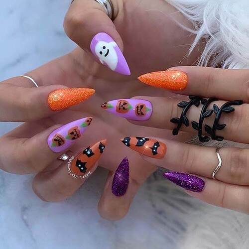 ongles tendances Halloween