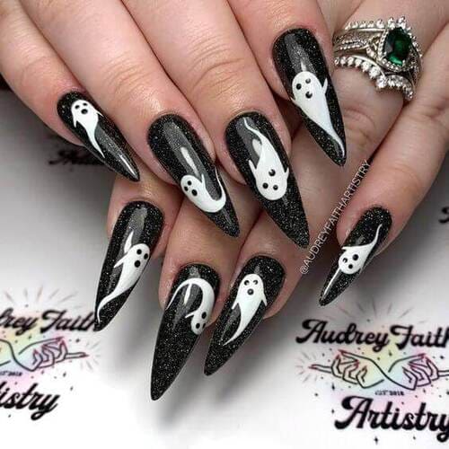 ongles effrayants Halloween