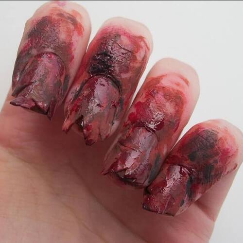 ongles effrayants Halloween