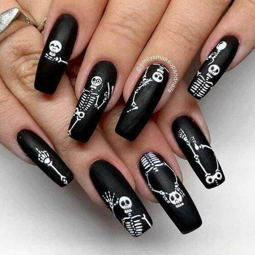 ongles effrayants Halloween