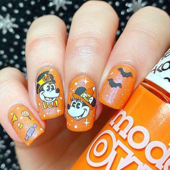 ongles halloween disney