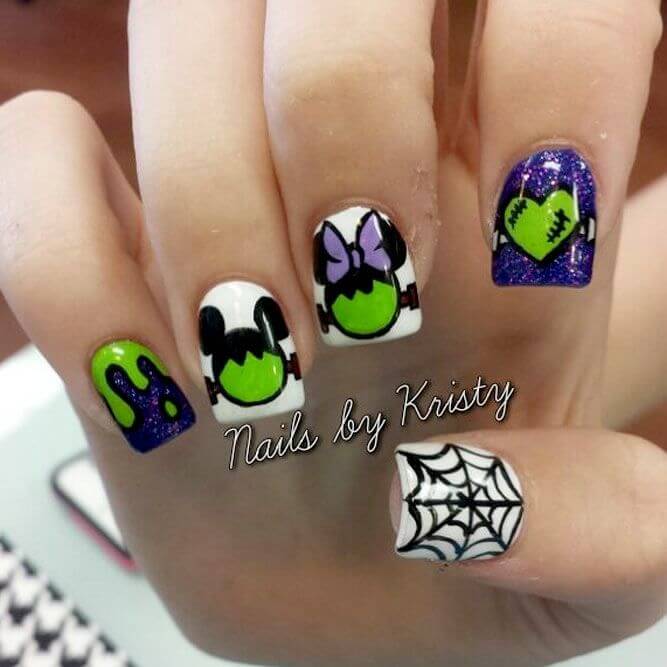 ongles halloween disney