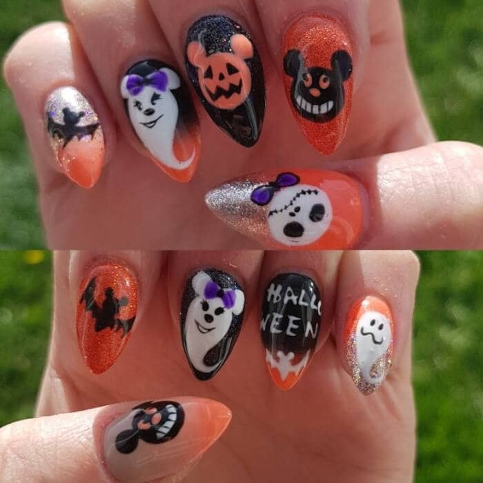 ongles halloween disney