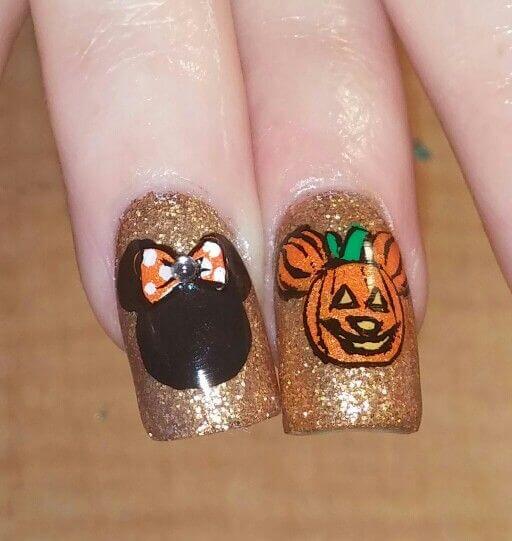 ongles halloween disney