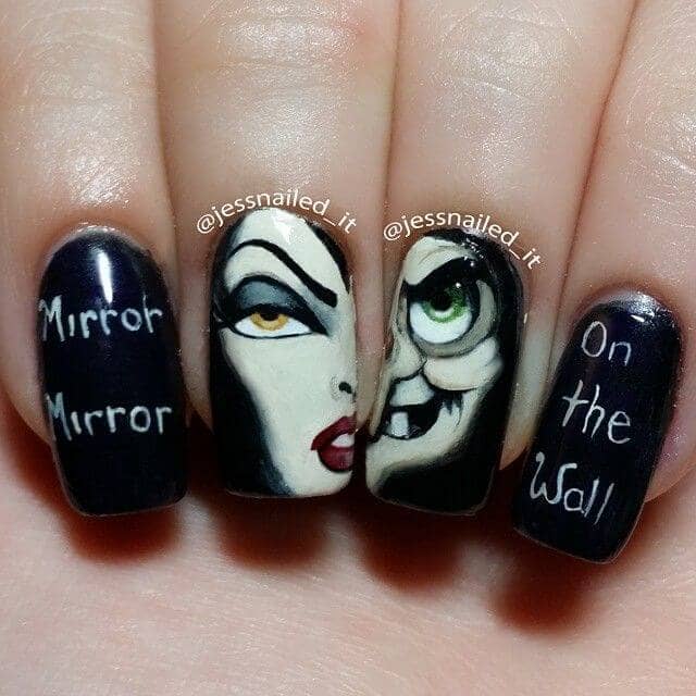 ongles halloween disney