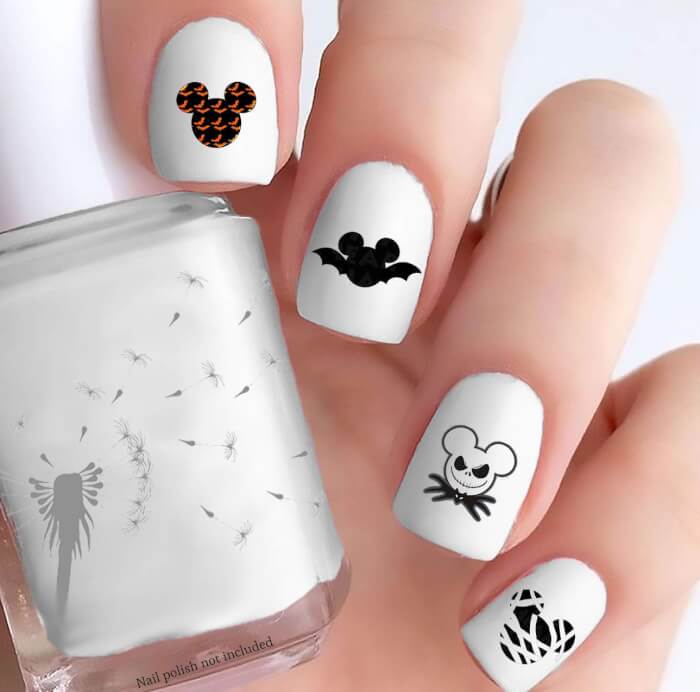 ongles halloween disney