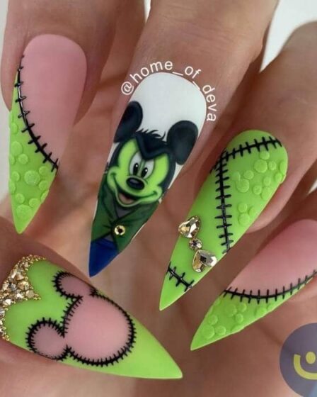 ongles halloween disney