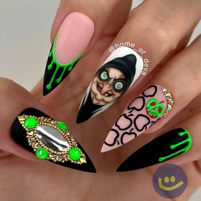 ongles halloween disney