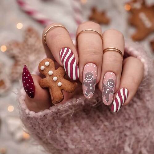 idées ongles de noel