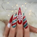 idées ongles de Noël