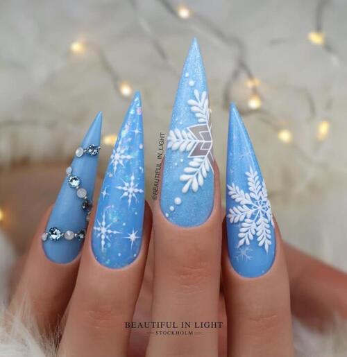 idées ongles de noel