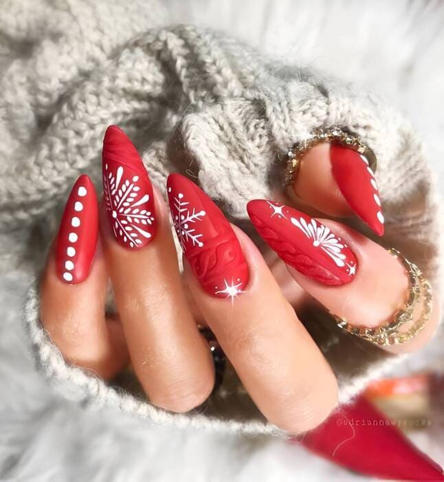 idées ongles noel