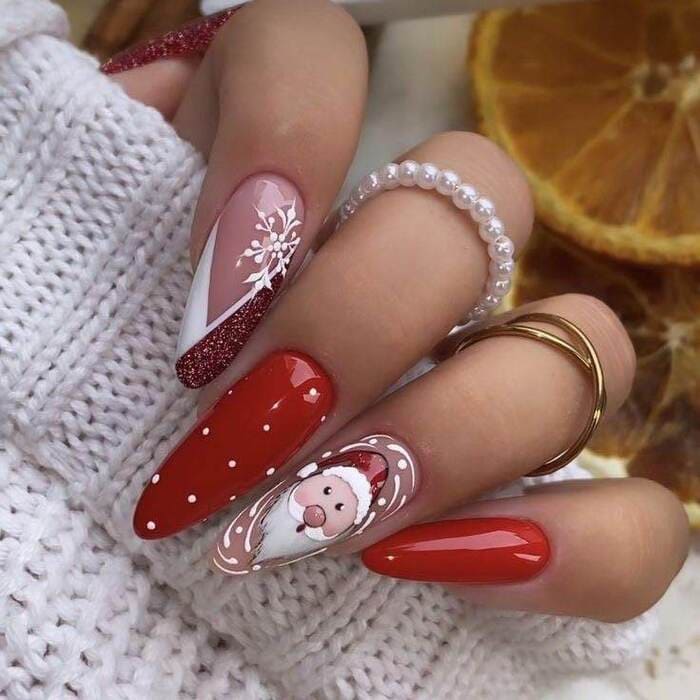 idées ongles noel