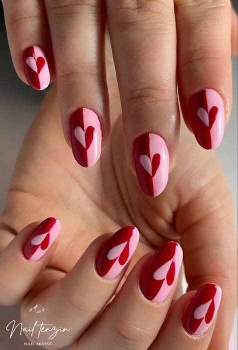 ongles st-valentin