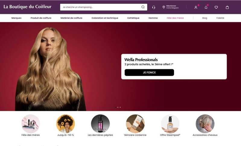 boutique du coiffeur produits coiffure professionnel