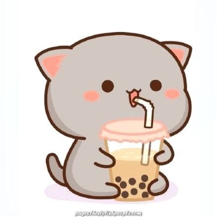 dessin chat kawaii facile