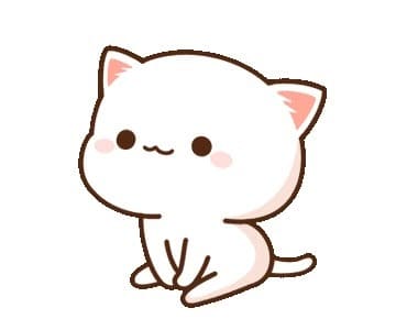 dessin chat kawaii facile
