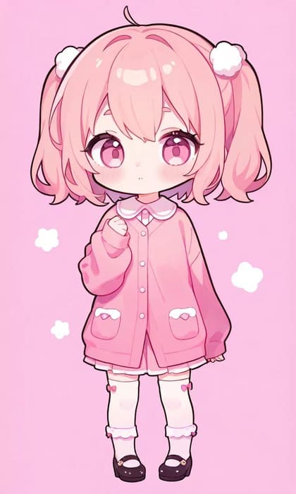 dessin personnage kawaii facile
