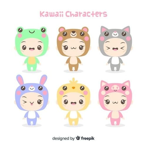 dessin personnage kawaii facile