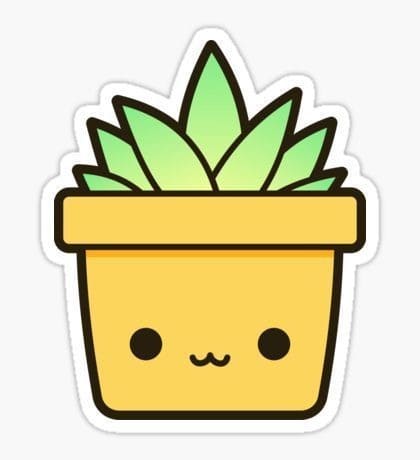 dessin plante kawaii facile