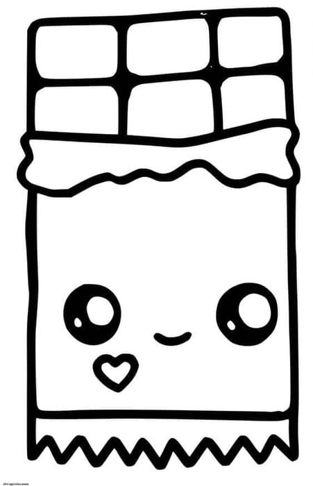 dessin aliment kawaii facile